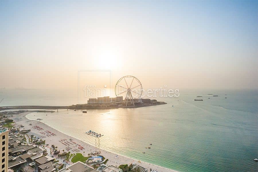 Resale | Ain Dubai and Sea Views | Tenanted