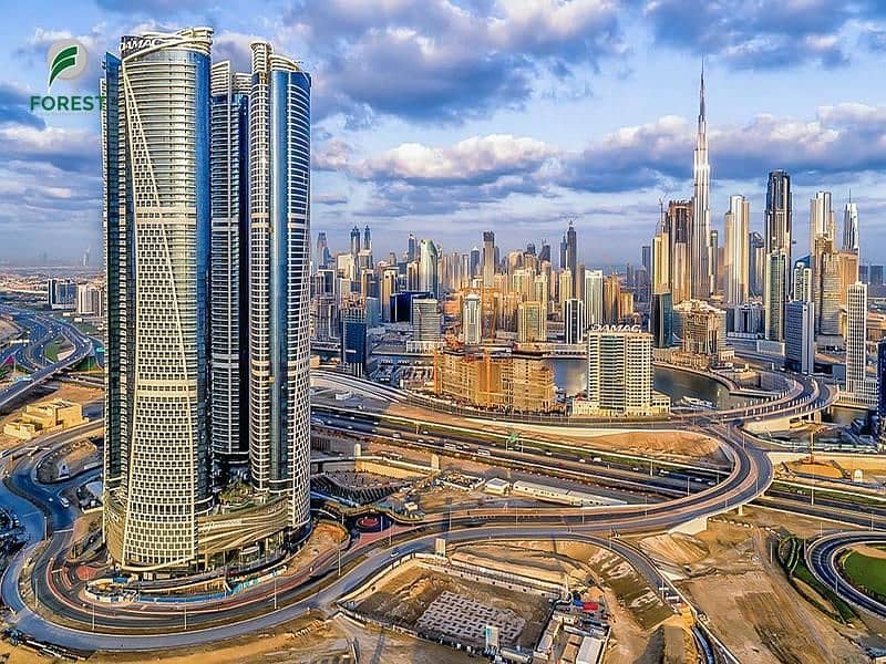 شقة في داماك باراماونت تاور فندق (ميدتاون) و ريزيدنسز،الخليج التجاري 3 غرف 154000 درهم - 5487992