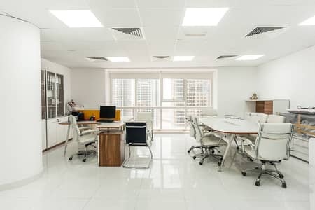 Office for Sale in Jumeirah Lake Towers (JLT), Dubai - Fully Furnished Office with full Lake view