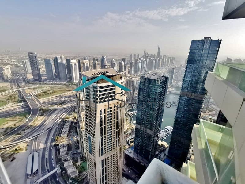 位于迪拜码头，滨海山岭塔楼 3 卧室的公寓 1100000 AED - 5396265
