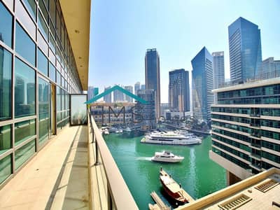 شقة 2 غرفة نوم للايجار في دبي مارينا، دبي - Duplex | Marina Views | 2BHK+Study | Chiller Free