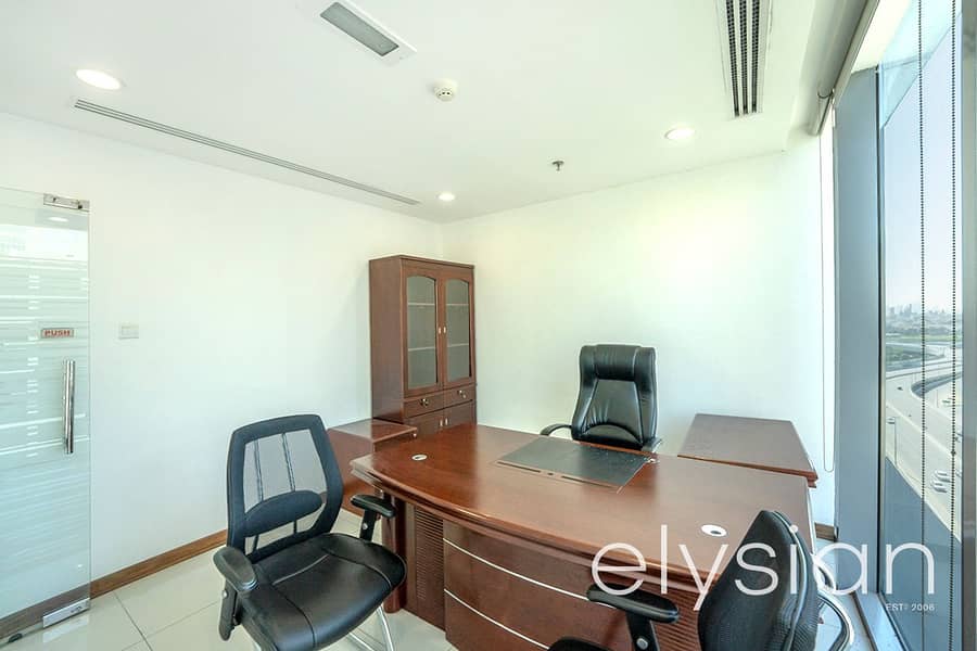 7 Fully Fitted | Furnished | Partitioned office