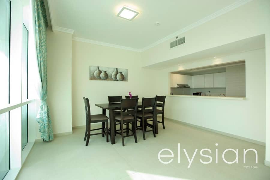 3 Spacious Layout | 2 Bedroom | Sea and Pool View