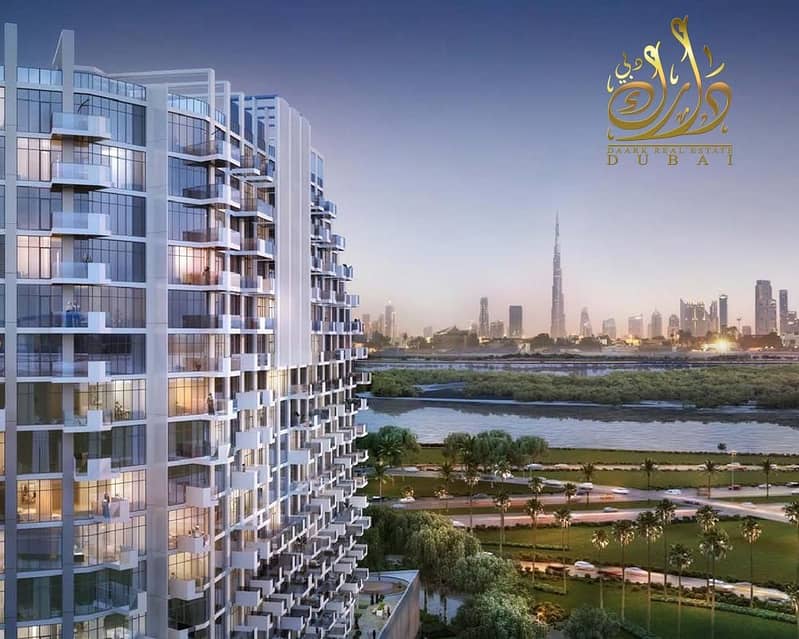 位于阿尔贾达法住宅区，迪拜健康城2区，阿齐兹溪畔景观公寓大楼 1 卧室的公寓 680000 AED - 5075595