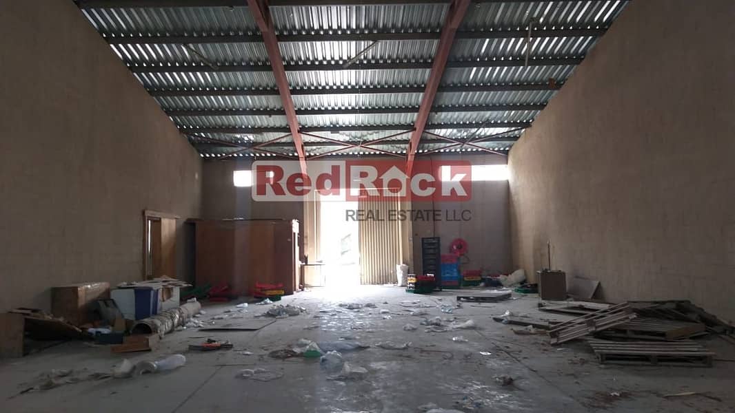 Open Pillar Less 2800 Sqft Warehouse In Ras Al Khor