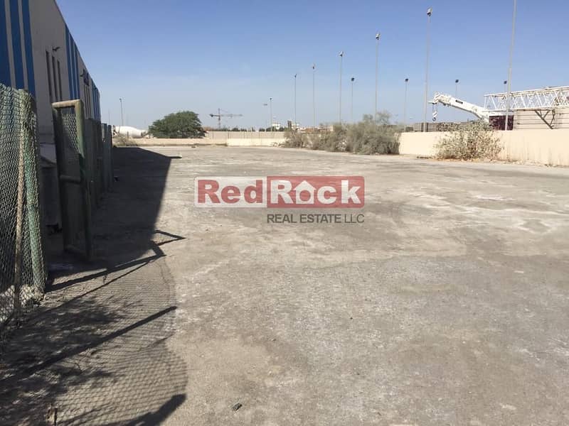 Fenced 10000 Sqft Open Land for Storage in Jebel Ali Ind Area