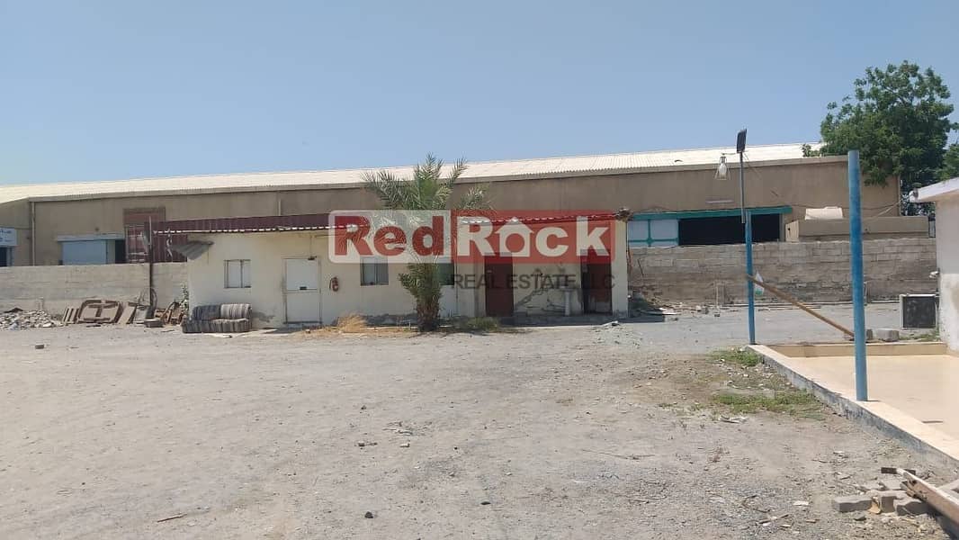 Hot Deal 20,000 Sqft Open with Office at Aed11/Sqft In Ras Al Khor