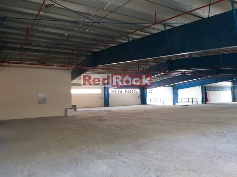 Tax Free Independent 21,400 Sqft Warehouse with 283 KW Power in Ras Al Khor