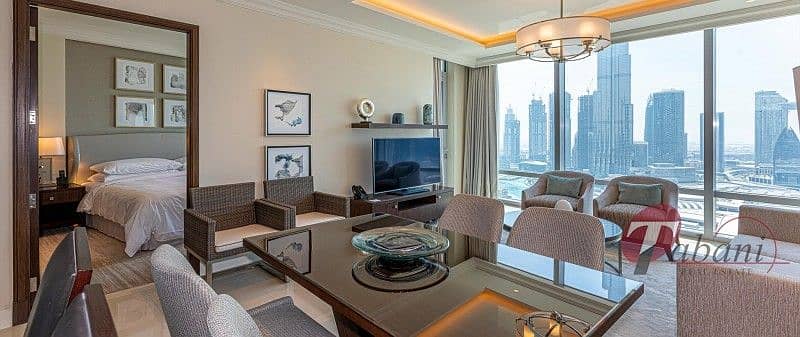 2 Vacant Now|Biggest 2 bed|Full burj & fountain view
