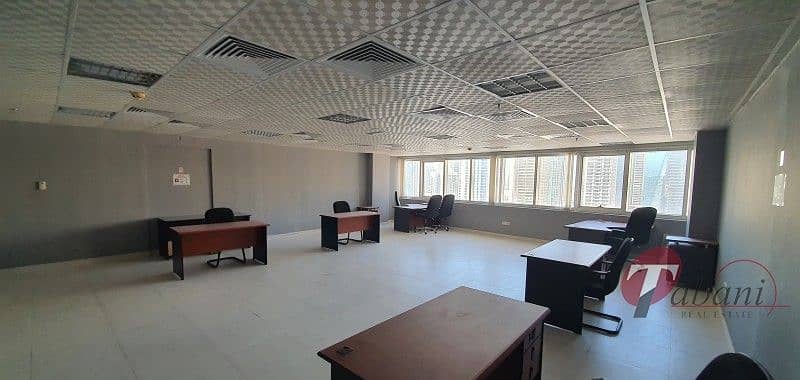 2 Partially furnished office for rent in Hds Tower