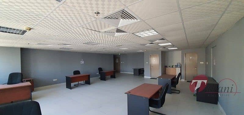 5 Partially furnished office for rent in Hds Tower