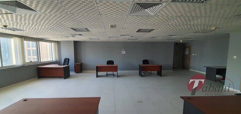 6 Partially furnished office for rent in Hds Tower
