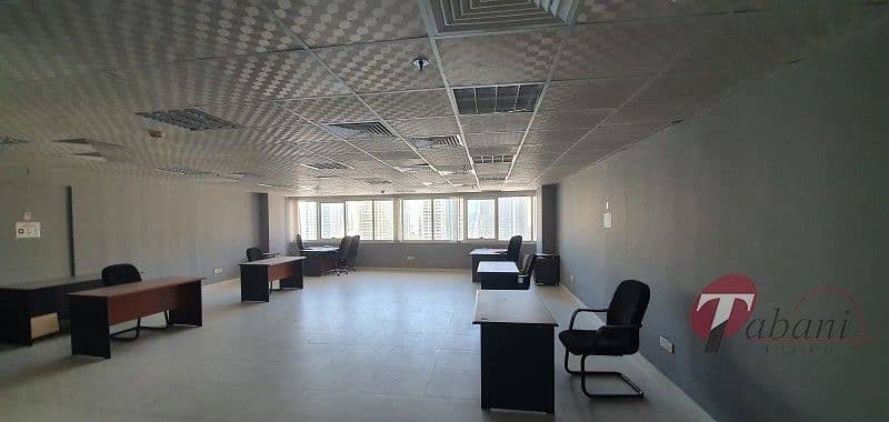7 Partially furnished office for rent in Hds Tower