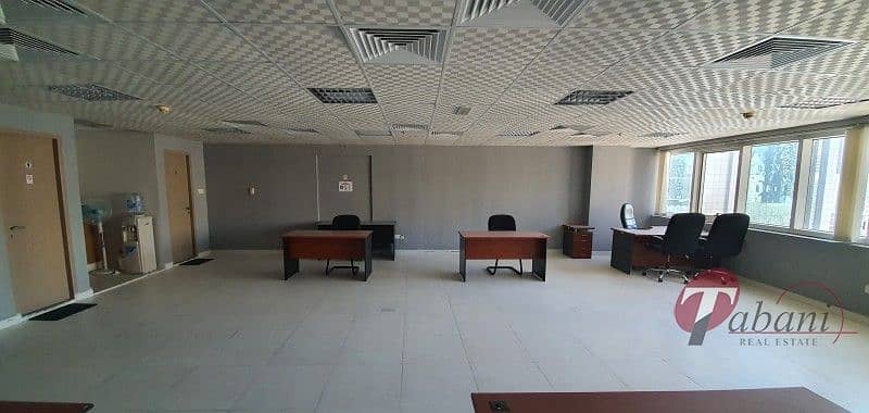 8 Partially furnished office for rent in Hds Tower