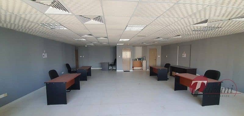 9 Partially furnished office for rent in Hds Tower