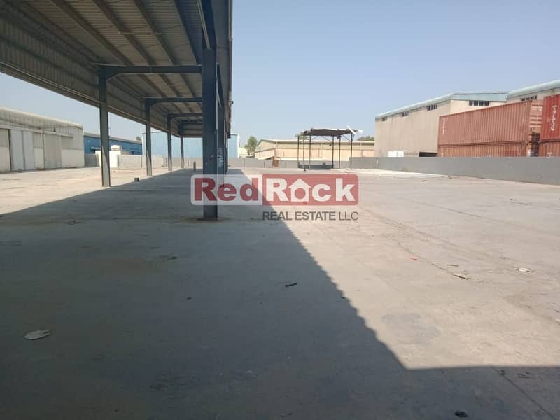 Independent Land with Shed and Office in Al Quoz