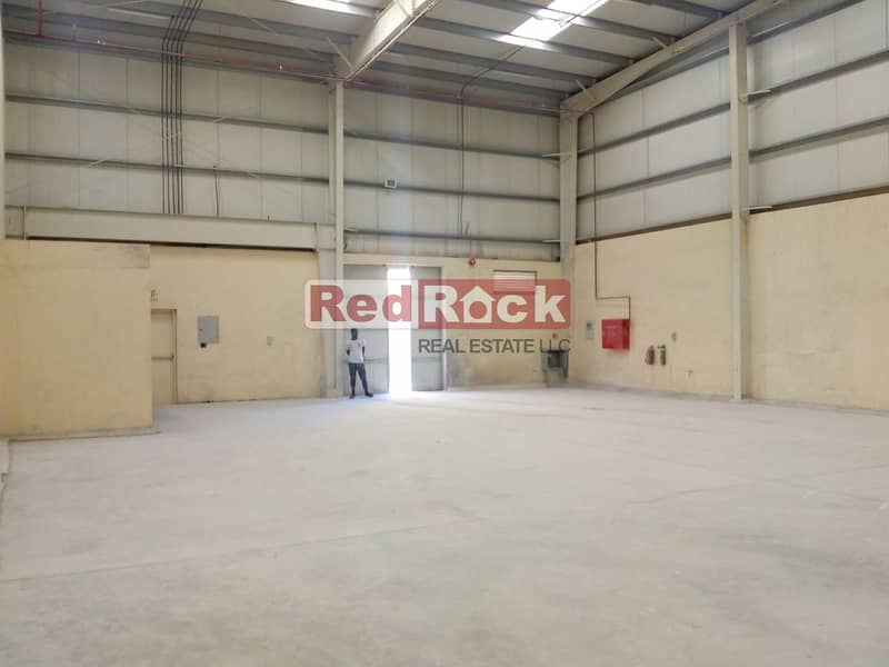 6 Cheques 30 Days Grace for 3100 Sqft Warehouse in Jebel Ali