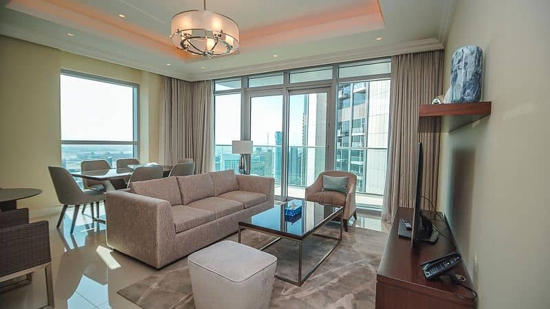 LUXURIOUS FULLY  FURNISHED 2BR | STUNNING BURJ & FOUNTAIN VIEW