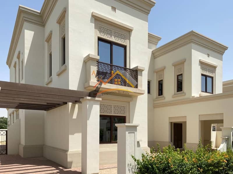 5 READY TO MOVE | 7BR + MAIDS ROOM ASEEL ARABIAN RANCHES |  5 YRS PAYMENT