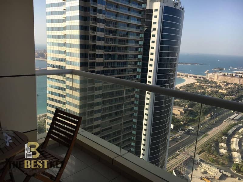 شقة في برج سلافة،دبي مارينا 2 غرف 1850000 درهم - 5204846