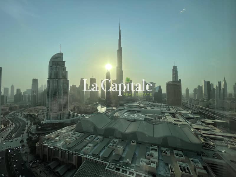 Full Fountain and Burj Khalifa Views | Furnished