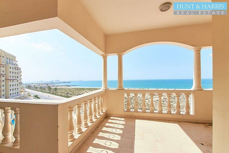 Spacious One Bed Apartment with Sea View - Partly Furnished