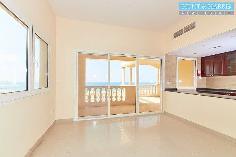 2 Spacious One Bed Apartment with Sea View - Partly Furnished