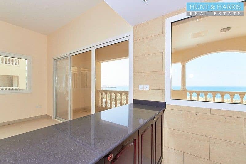 8 Spacious One Bed Apartment with Sea View - Partly Furnished