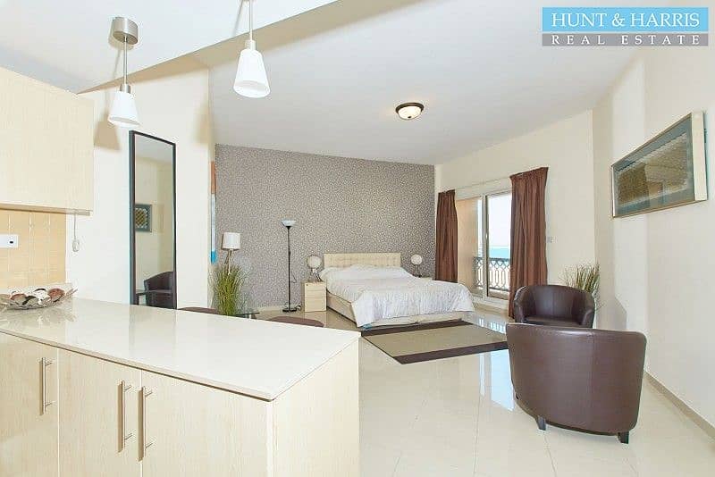 4 Spacious Studio Apartment - Sea View - Fully Furnished