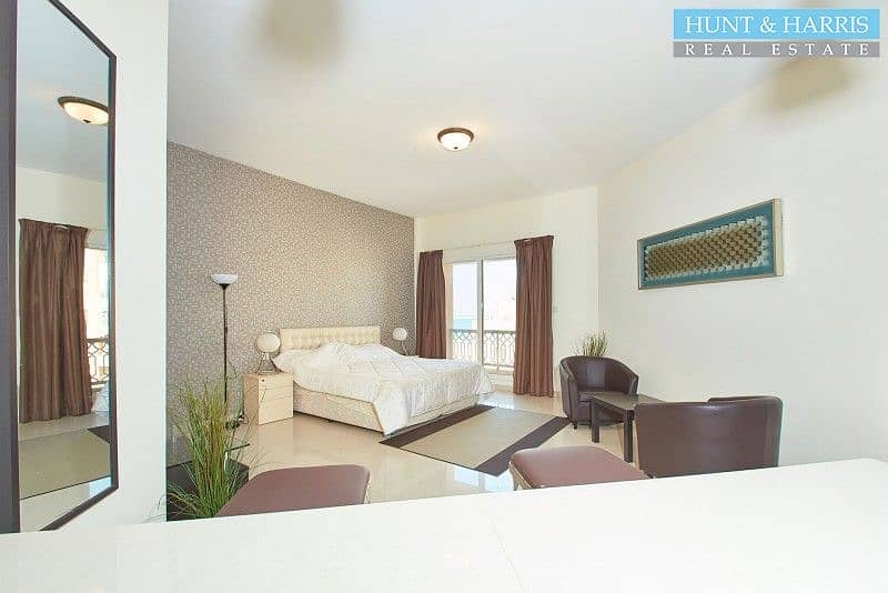 9 Spacious Studio Apartment - Sea View - Fully Furnished