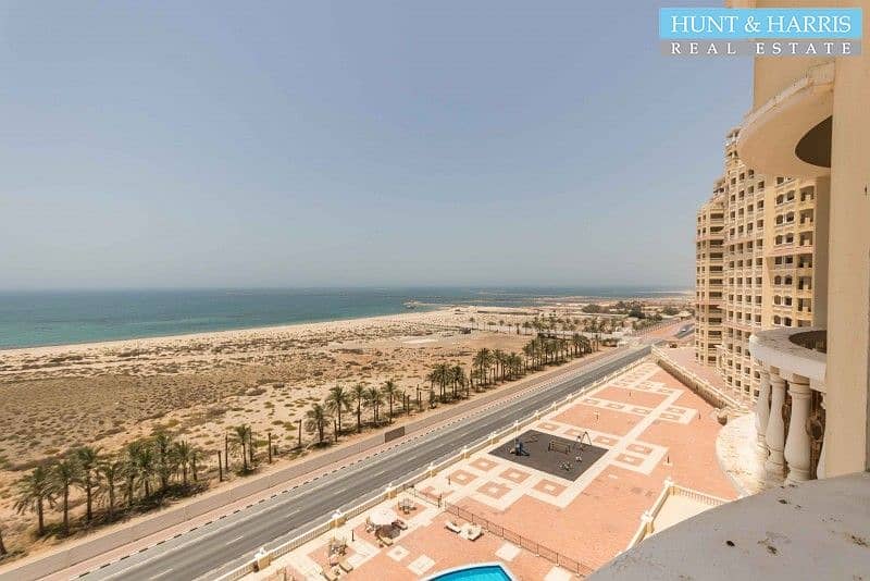 10 Breathtaking Sea View Studio - Royal Breeze - Al Hamra Village