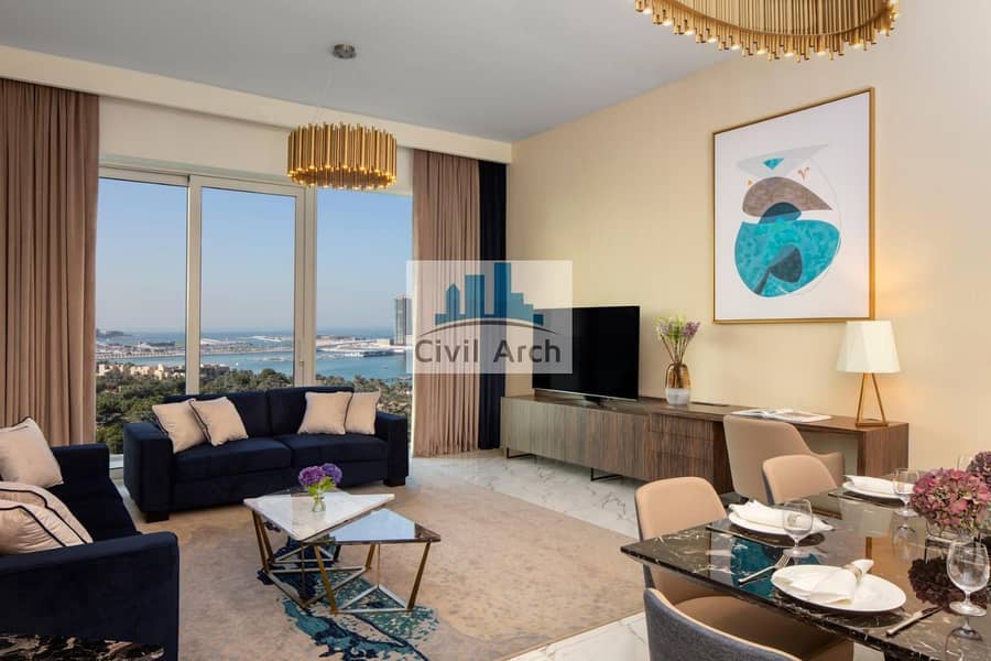 位于迪拜媒体城，迪拜阿瓦尼棕景套房酒店 3 卧室的公寓 6400000 AED - 5229954
