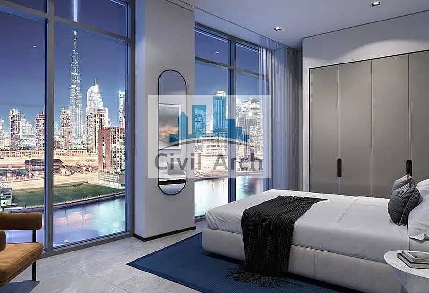 GREAT 2BR+BURJ-CANAL VIEWS-HIGH VALUE PROJECT IN BUSINESS BAY