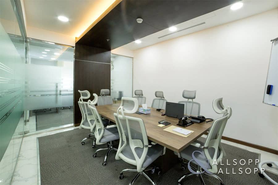 5 Furnished Office | ROI Ready | Low Floor