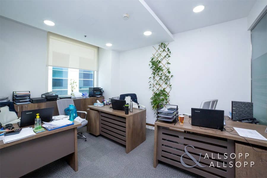 9 Furnished Office | ROI Ready | Low Floor