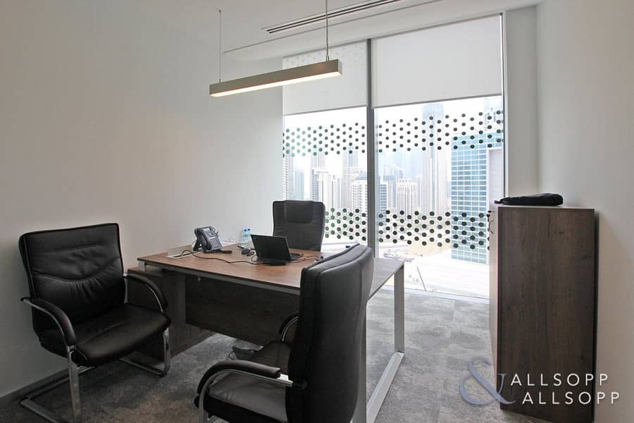 12 Fully Fitted | Burj Facing | Corner Office