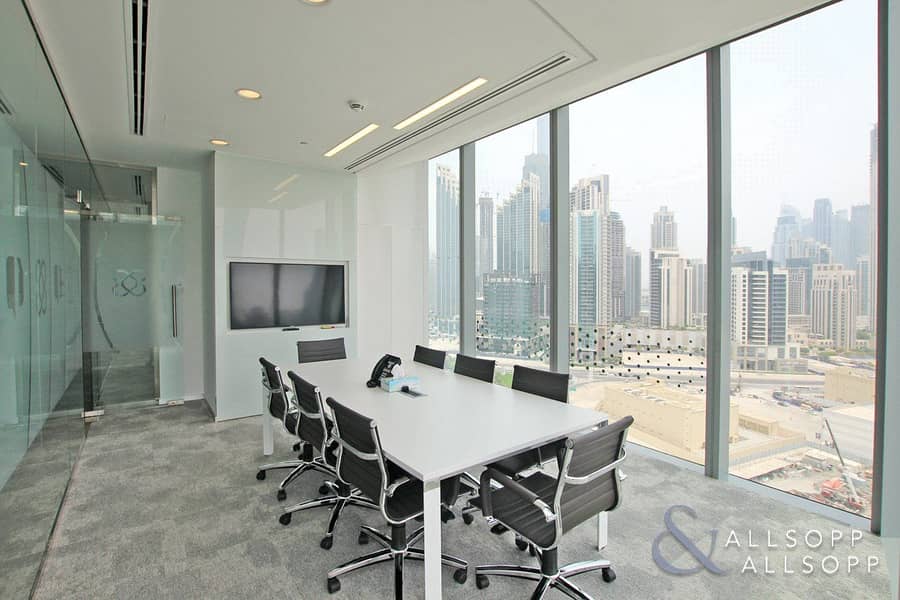 14 Fully Fitted | Burj Facing | Corner Office