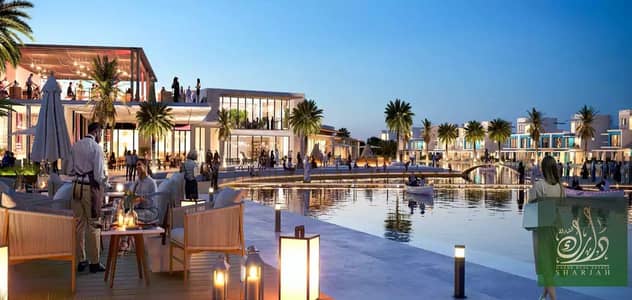 6 Bedroom Townhouse for Sale in Damac Lagoons, Dubai - The Spirit of Spain in Dubai  - 5 Years payment plan - The cheapest villas.