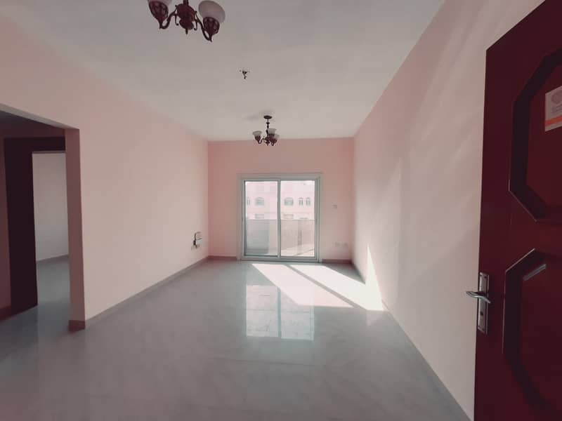 Excellent 1bhk Apartment with balcony open View Apartment Just 23k Muwaileh Near Nesto
