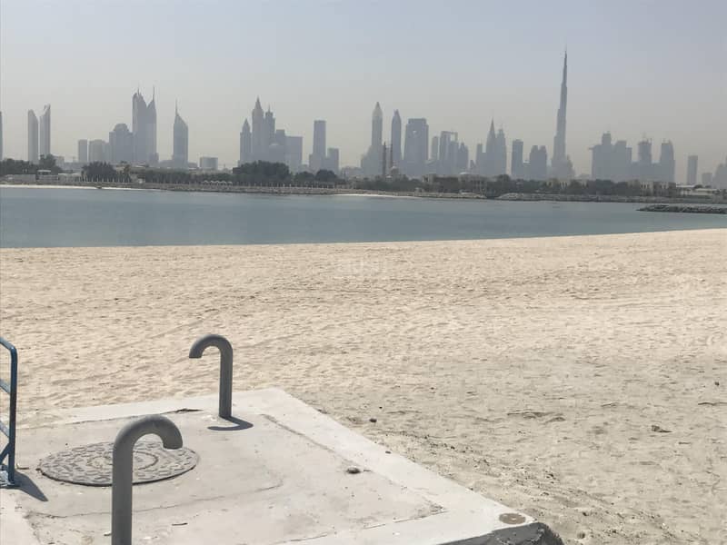 7 50 meters from the beach | burj khalifa and skyline view