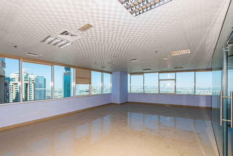 9 Spacious office for Rent | High Floor  | Prime Location | City Views