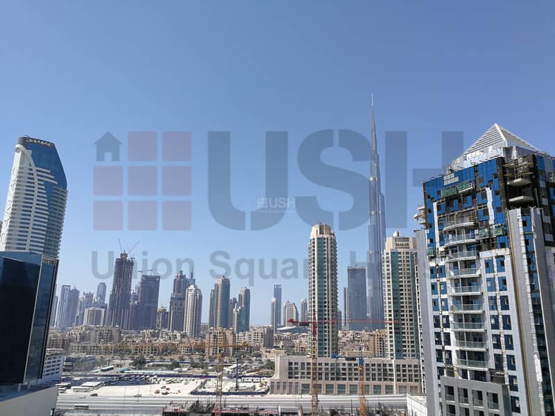 Fully Furnished 2Br with Maids with Burj View