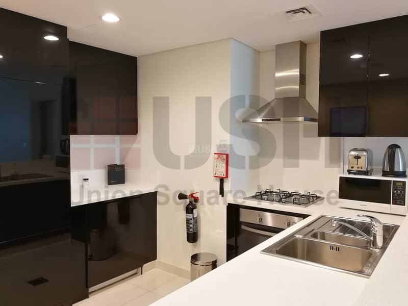 5 Fully Furnished 2Br with Maids with Burj View