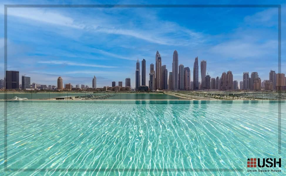 25 Largest 1BR |  Full Sea and Marina skyline view
