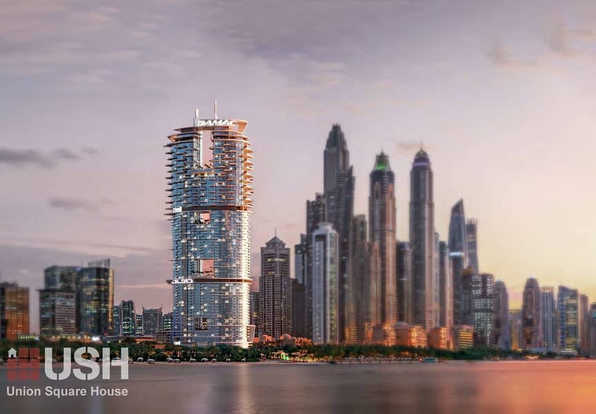 12 New Launch I 1st Cavalli Tower in the world I Beach and Palm Facing