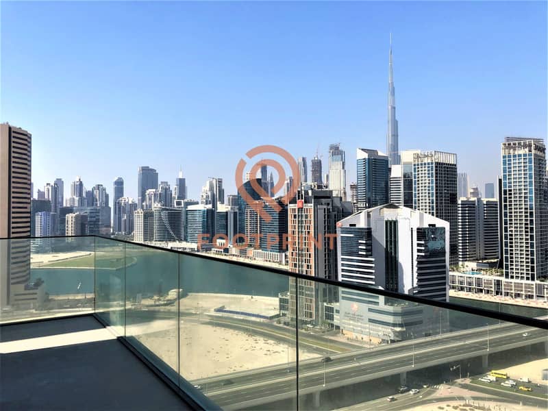 Elegant 1 Bedroom apartment | Burj Khalifa and Canal view