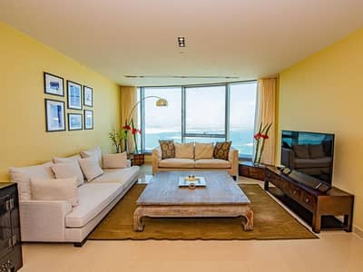 2 Bedroom Apartment for Rent in Al Reem Island, Abu Dhabi - Fully Furnished | Vacant | Sea View on High Floor