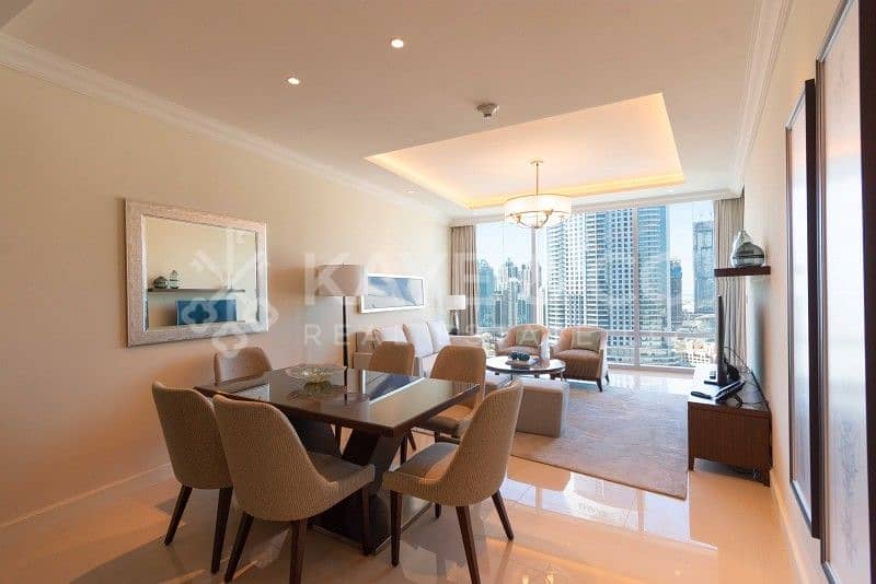 Burj and Fountain View | Middle Floor | Spacious