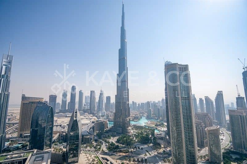 3 Vacant | High Floor | Burj Fountain and Pool View