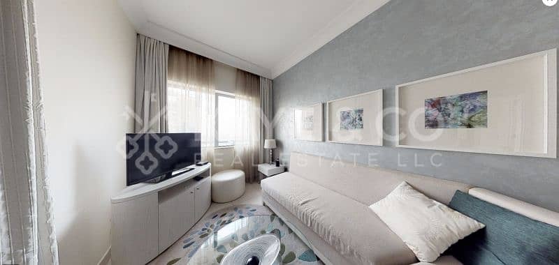 位于迪拜市中心，招牌酒店式公寓 1 卧室的公寓 950000 AED - 5406386